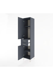 Hyperion Dolap 3 Raflı 2 Çekmeceli Tek Askılı 44x44x221 - S61M182V5B