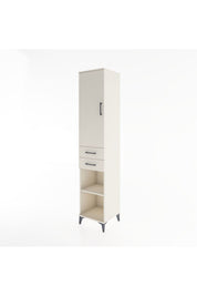 Hyperion Dolap 3 Raflı 2 Çekmeceli Tek Askılı 44x44x221 - S61M183V1B