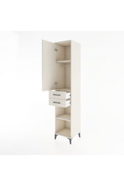 Hyperion Dolap 3 Raflı 2 Çekmeceli Tek Askılı 44x44x221 - S61M183V1B