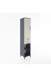 Hyperion Dolap 3 Raflı 2 Çekmeceli Tek Askılı 44x44x221 - S61M183V4B