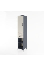 Hyperion Dolap 3 Raflı 2 Çekmeceli Tek Askılı 44x44x221 - S61M183V4B