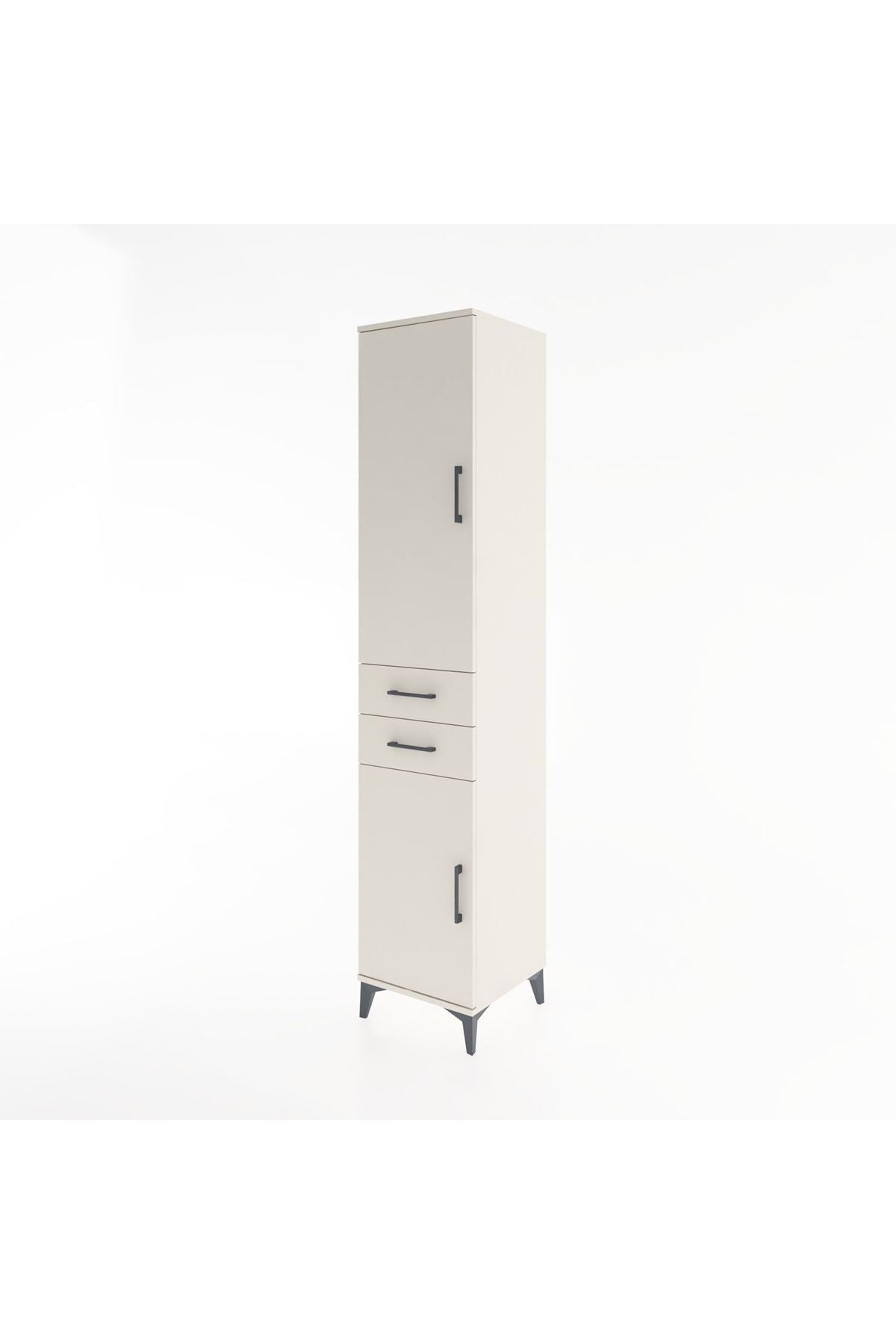 Hyperion Dolap 4 Raflı 2 Çekmeceli 2 Kapaklı 44x44x221 - S61M184V1B