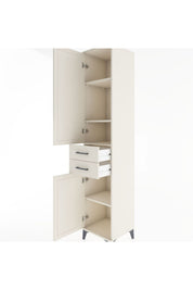 Hyperion Dolap 4 Raflı 2 Çekmeceli 2 Kapaklı 44x44x221 - S61M184V1B