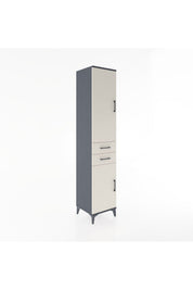 Hyperion Dolap 4 Raflı 2 Çekmeceli 2 Kapaklı 44x44x221 - S61M184V4B