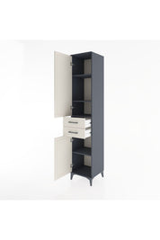 Hyperion Dolap 4 Raflı 2 Çekmeceli 2 Kapaklı 44x44x221 - S61M184V4B