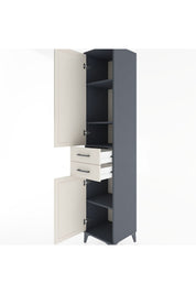 Hyperion Dolap 4 Raflı 2 Çekmeceli 2 Kapaklı 44x44x221 - S61M184V4B