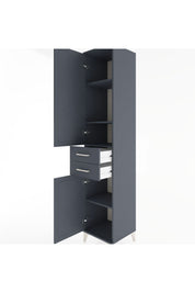 Hyperion Dolap 4 Raflı 2 Çekmeceli 2 Kapaklı 44x44x221 - S61M184V5B
