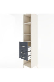 Hyperion Dolap 3 Raflı 3 Çekmeceli 44x44x221 - S61M186V2B