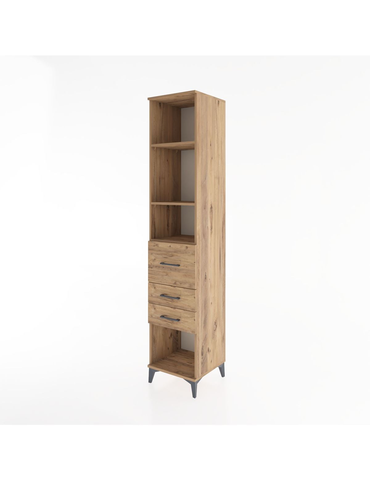Hyperion Dolap 3 Raflı 3 Çekmeceli 44x44x221 - S61M186V9B