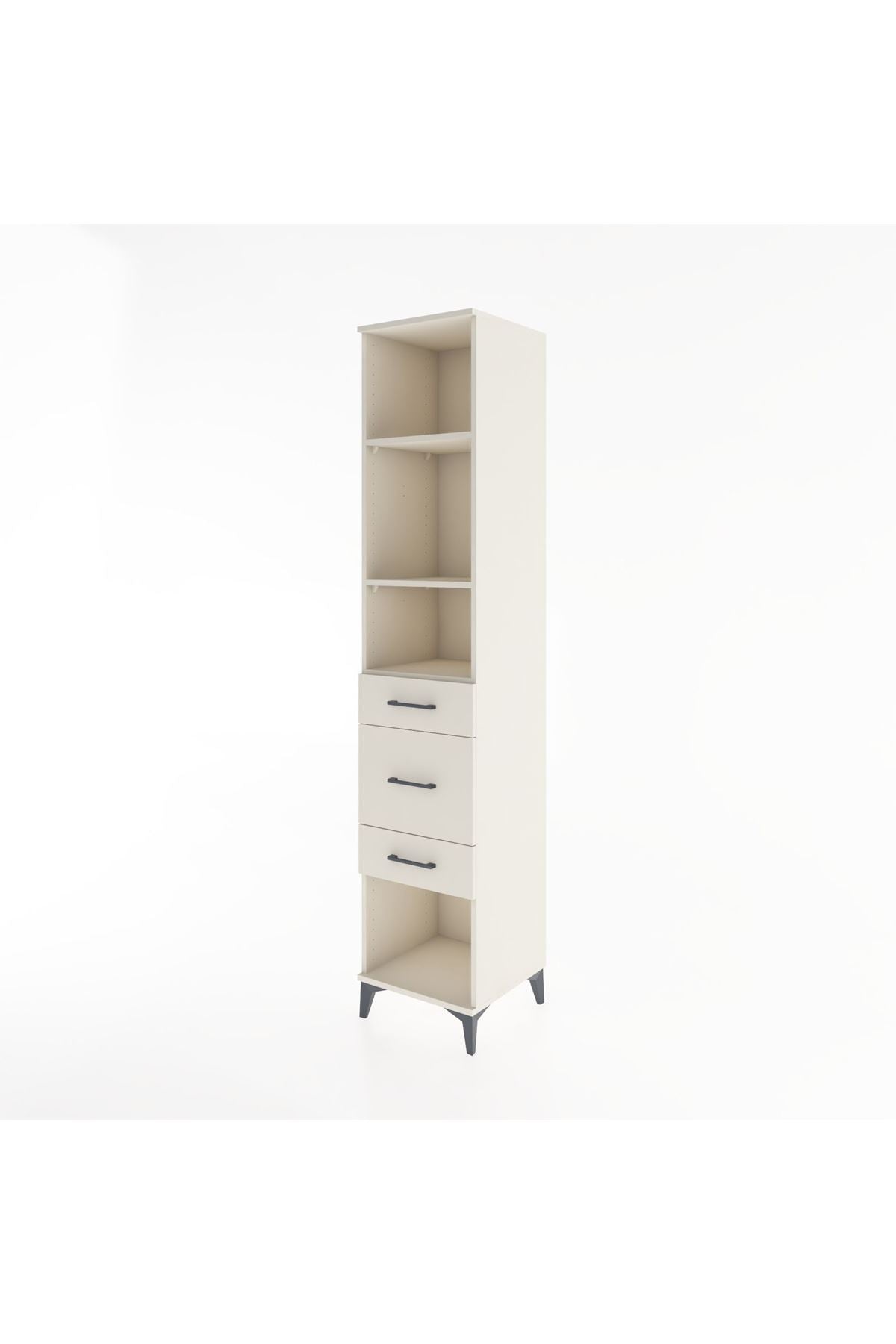 Hyperion Dolap 3 Raflı 3 Çekmeceli 44x44x221 - S61M187V1B