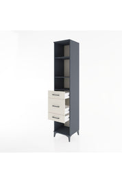 Hyperion Dolap 3 Raflı 3 Çekmeceli 44x44x221 - S61M187V4B