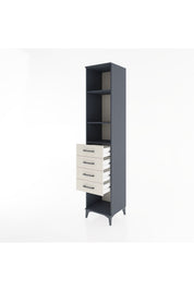 Hyperion Dolap 3 Raflı 4 Çekmeceli 44x44x221 - S61M190V4B
