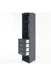 Hyperion Dolap 3 Raflı 4 Çekmeceli 44x44x221 - S61M190V5B
