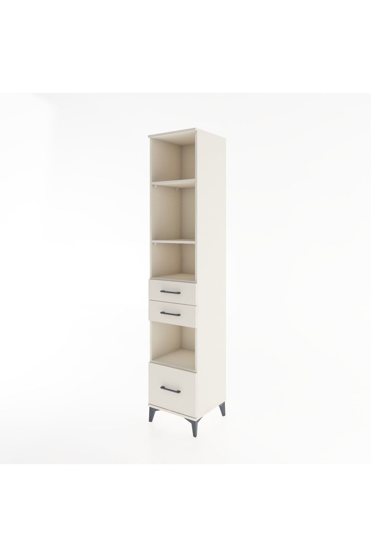 Hyperion Dolap 4 Raflı 3 Çekmeceli 44x44x221 - S61M191V1B