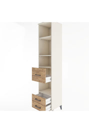 Hyperion Dolap 4 Raflı 3 Çekmeceli 44x44x221 - S61M192V3B