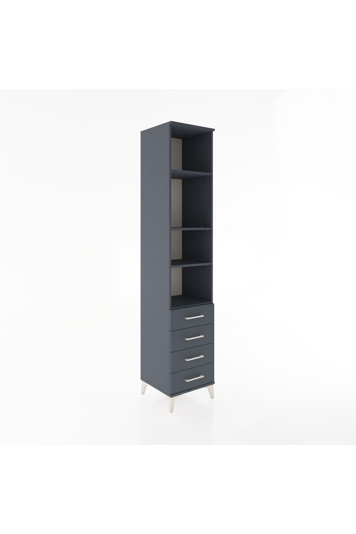 Hyperion Dolap 4 Raflı 4 Çekmeceli 44x44x221 - S61M195V5B