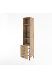 Hyperion Dolap 4 Raflı 4 Çekmeceli 44x44x221 - S61M195V9B