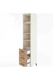 Hyperion Dolap 4 Raflı 3 Çekmeceli 44x44x221 - S61M196V3B
