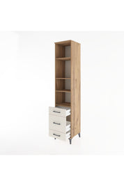 Hyperion Dolap 4 Raflı 3 Çekmeceli 44x44x221 - S61M196V7B