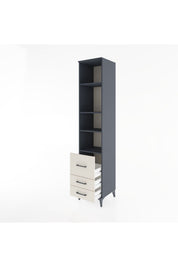 Hyperion Dolap 4 Raflı 3 Çekmeceli 44x44x221 - S61M198V4B