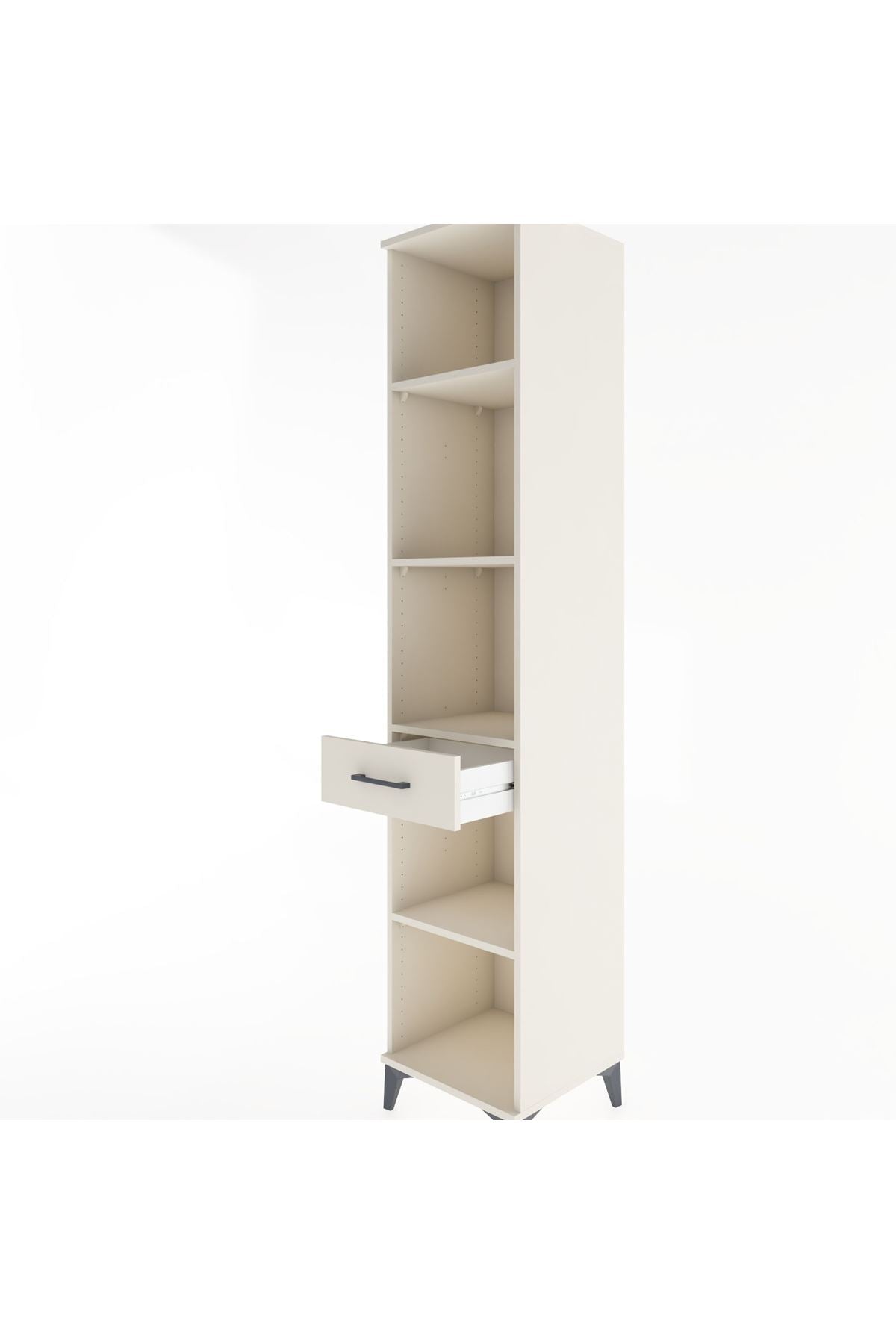 Hyperion Dolap 4 Raflı Tek Çekmeceli 44x44x221 - S61M200V1B