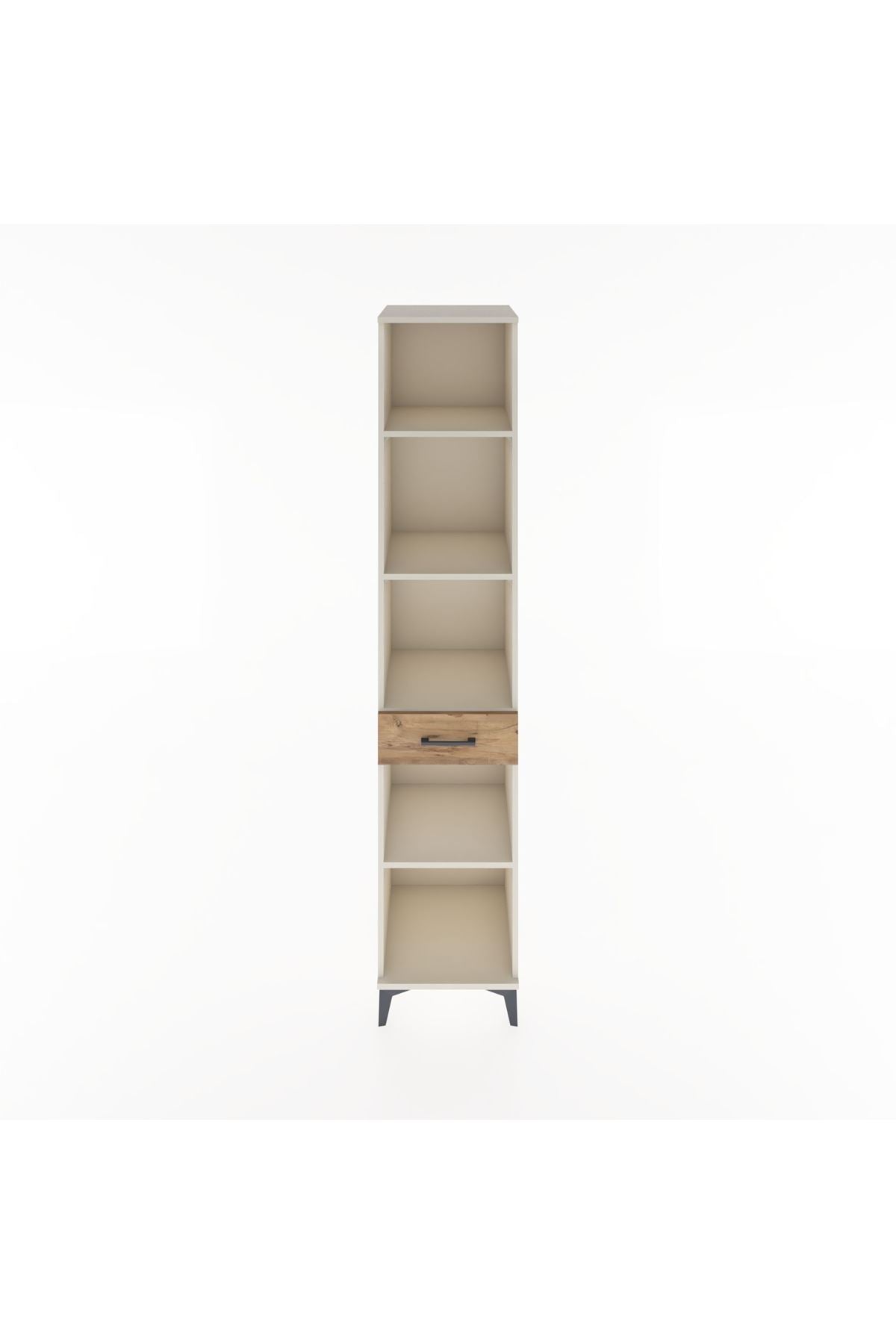 Hyperion Dolap 4 Raflı Tek Çekmeceli 44x44x221 - S61M200V3B