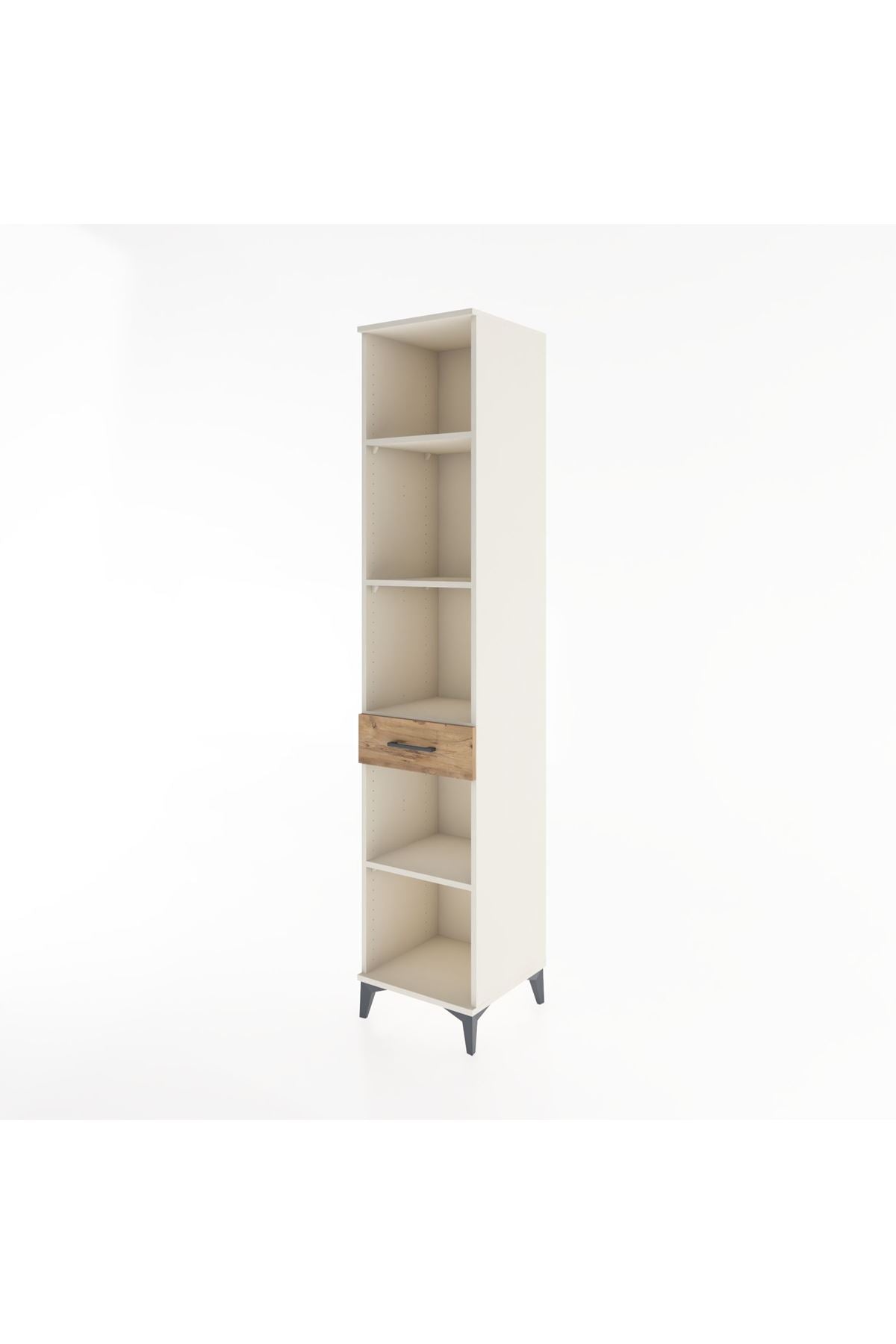 Hyperion Dolap 4 Raflı Tek Çekmeceli 44x44x221 - S61M200V3B