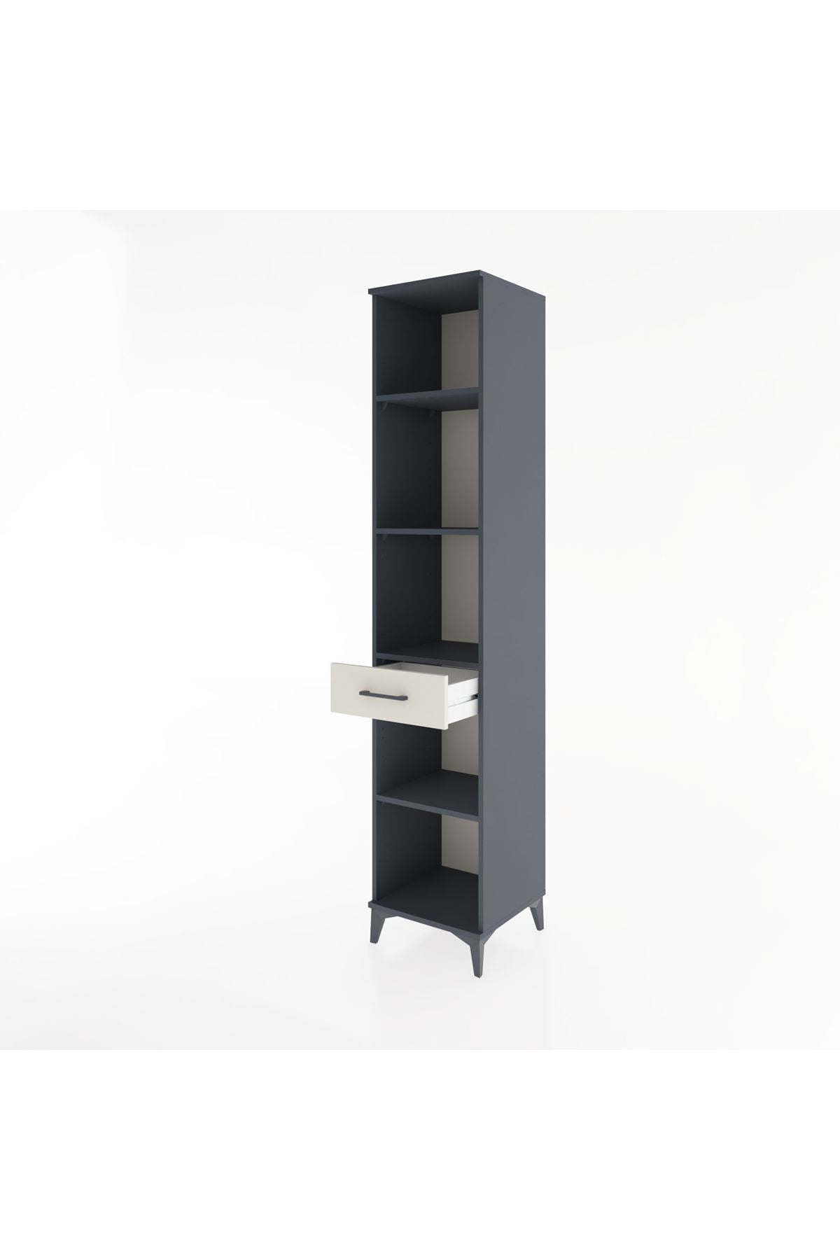 Hyperion Dolap 4 Raflı Tek Çekmeceli 44x44x221 - S61M200V4B