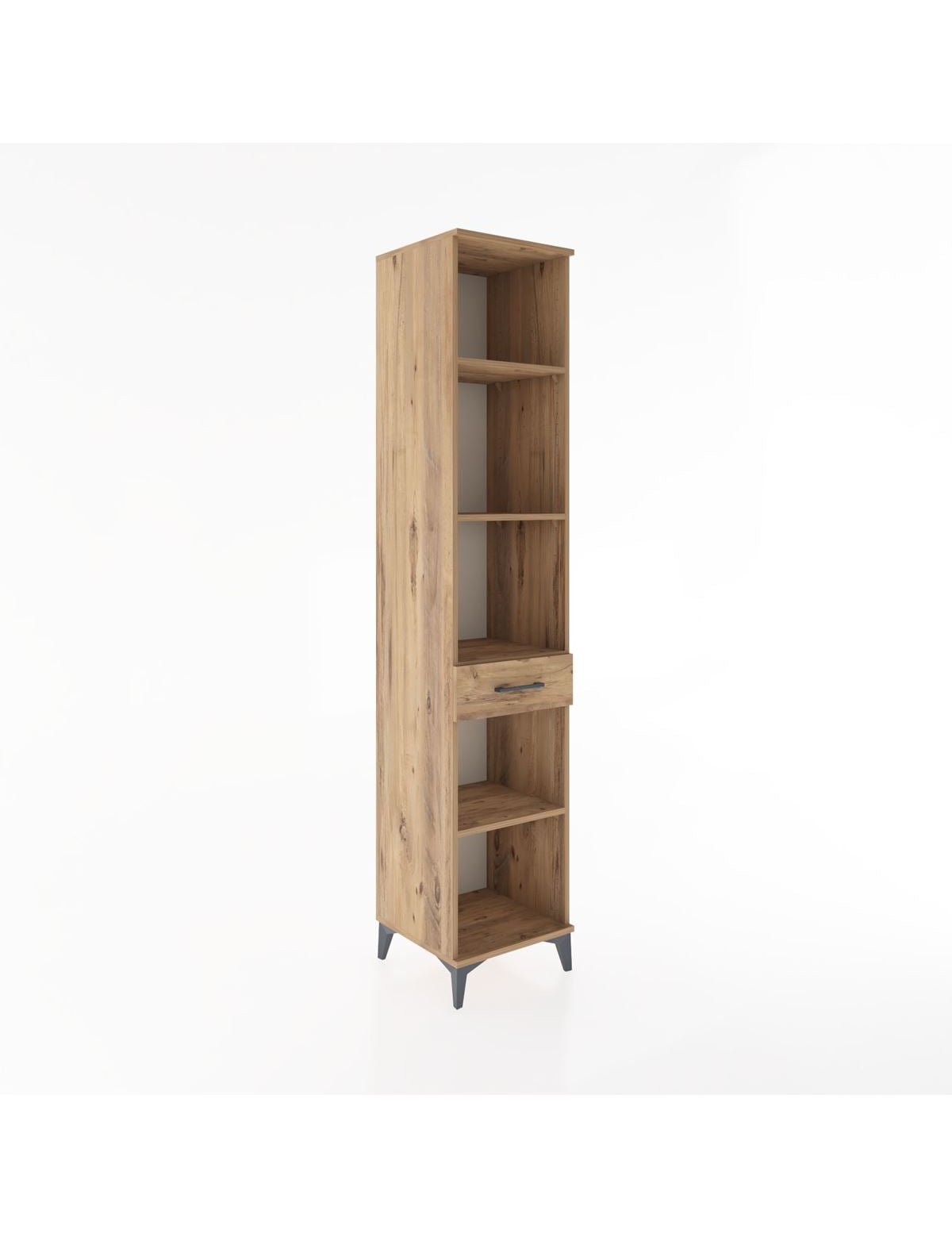 Hyperion Dolap 4 Raflı Tek Çekmeceli 44x44x221 - S61M200V9B