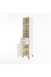 Hyperion Dolap 4 Raflı 2 Çekmeceli Tek Kapaklı 44x44x221 - S61M201V1B