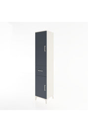 Hyperion Dolap 3 Raflı Tek Çekmeceli Tek Askılı 44x44x221 - S61M202V2B