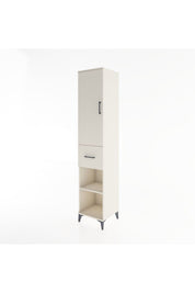 Hyperion Dolap 3 Raflı Tek Çekmeceli Tek Askılı 44x44x221 - S61M203V1B
