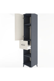 Hyperion Dolap 3 Raflı Tek Çekmeceli Tek Askılı 44x44x221 - S61M203V4B