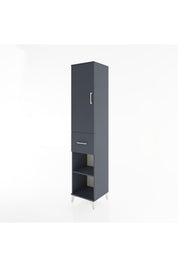 Hyperion Dolap 3 Raflı Tek Çekmeceli Tek Askılı 44x44x221 - S61M203V5B