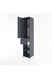 Hyperion Dolap 3 Raflı Tek Çekmeceli Tek Askılı 44x44x221 - S61M203V5B