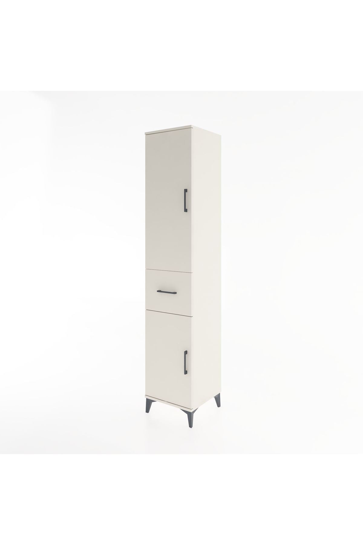 Hyperion Dolap 4 Raflı Tek Çekmeceli 2 Kapaklı 44x44x221 - S61M204V1B