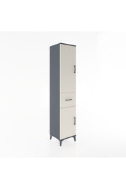 Hyperion Dolap 4 Raflı Tek Çekmeceli 2 Kapaklı 44x44x221 - S61M204V4B