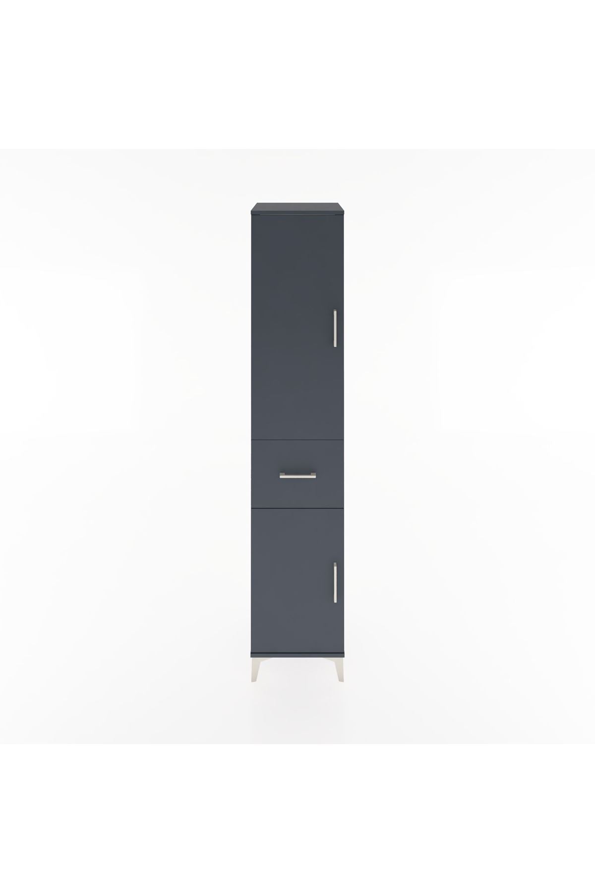 Hyperion Dolap 4 Raflı Tek Çekmeceli 2 Kapaklı 44x44x221 - S61M204V5B
