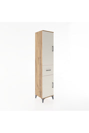 Hyperion Dolap 4 Raflı Tek Çekmeceli 2 Kapaklı 44x44x221 - S61M204V7B