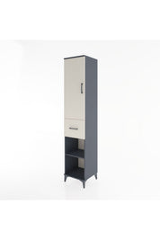 Hyperion Dolap 4 Raflı Tek Çekmeceli Tek Kapaklı 44x44x221 - S61M205V4B