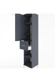 Hyperion Dolap 4 Raflı Tek Çekmeceli Tek Kapaklı 44x44x221 - S61M205V5B