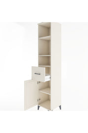 Hyperion Dolap 4 Raflı Tek Çekmeceli Tek Kapaklı 44x44x221 - S61M206V1B