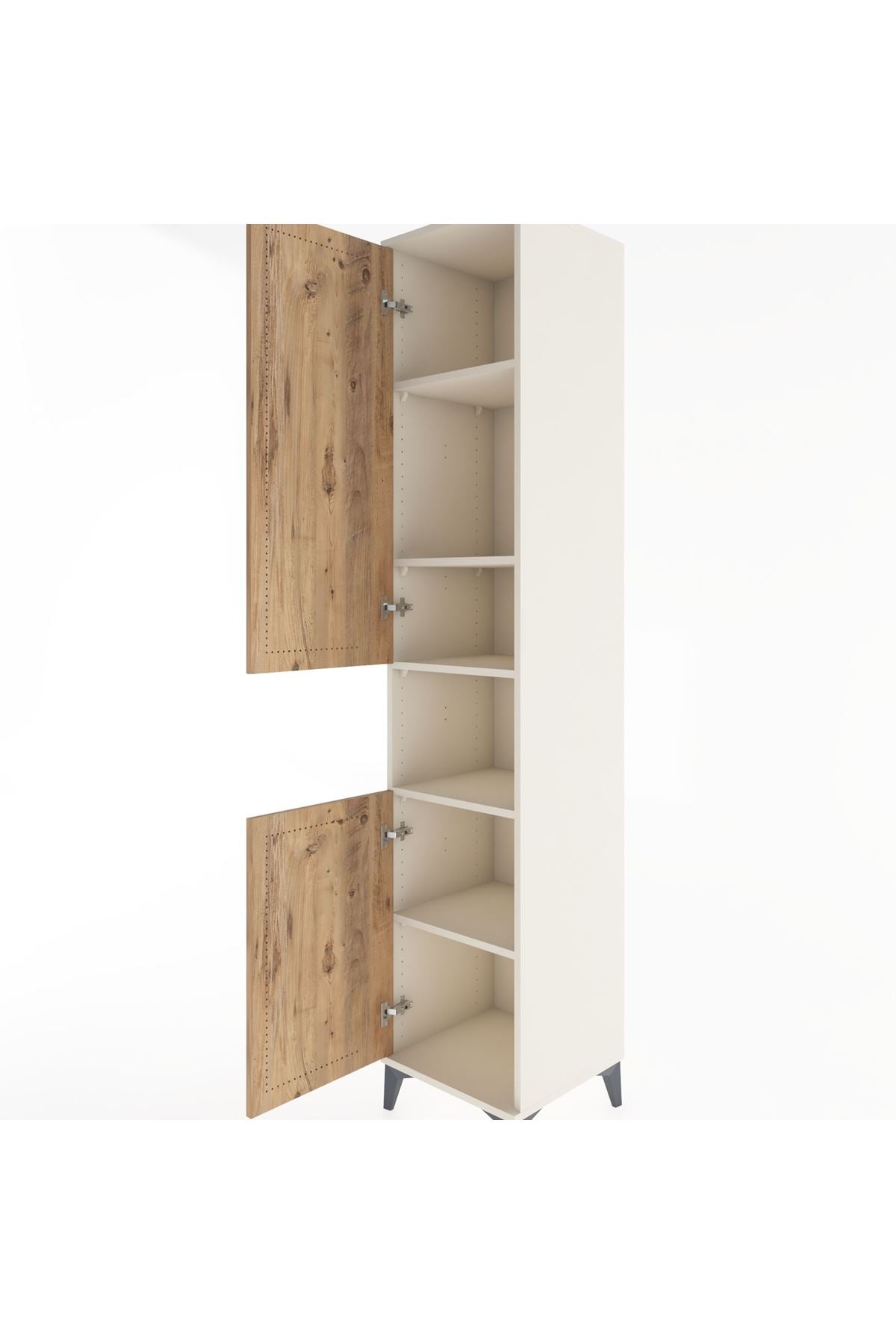 Hyperion Dolap 5 Raflı 2 Kapaklı 44x44x221 - S61M209V3B