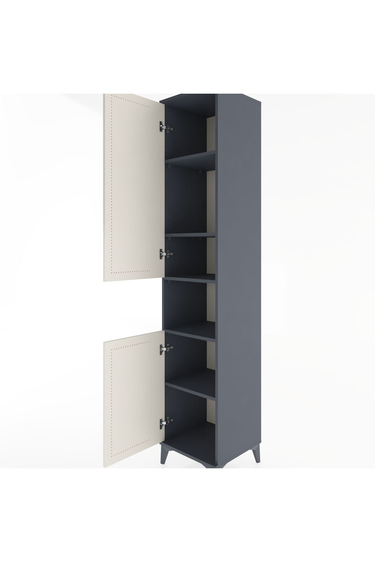 Hyperion Dolap 5 Raflı 2 Kapaklı 44x44x221 - S61M209V4B