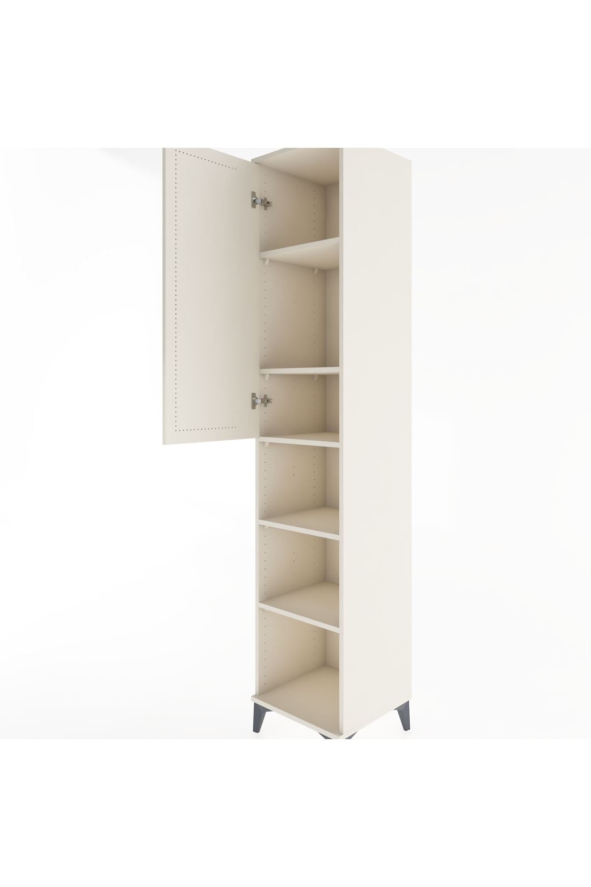 Hyperion Dolap 5 Raflı Tek Kapaklı 44x44x221 - S61M210V1B