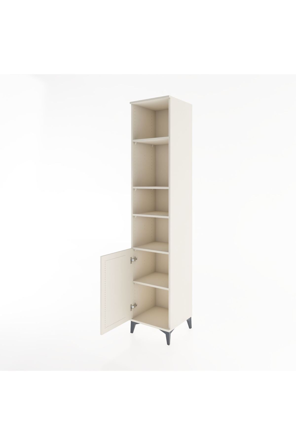 Hyperion Dolap 5 Raflı Tek Kapaklı 44x44x221 - S61M211V1B