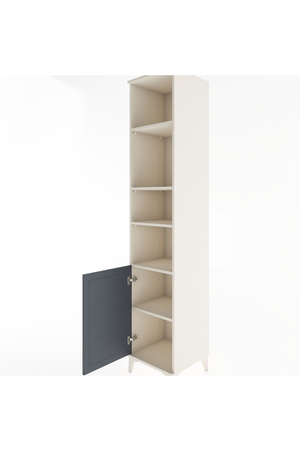 Hyperion Dolap 5 Raflı Tek Kapaklı 44x44x221 - S61M211V2B