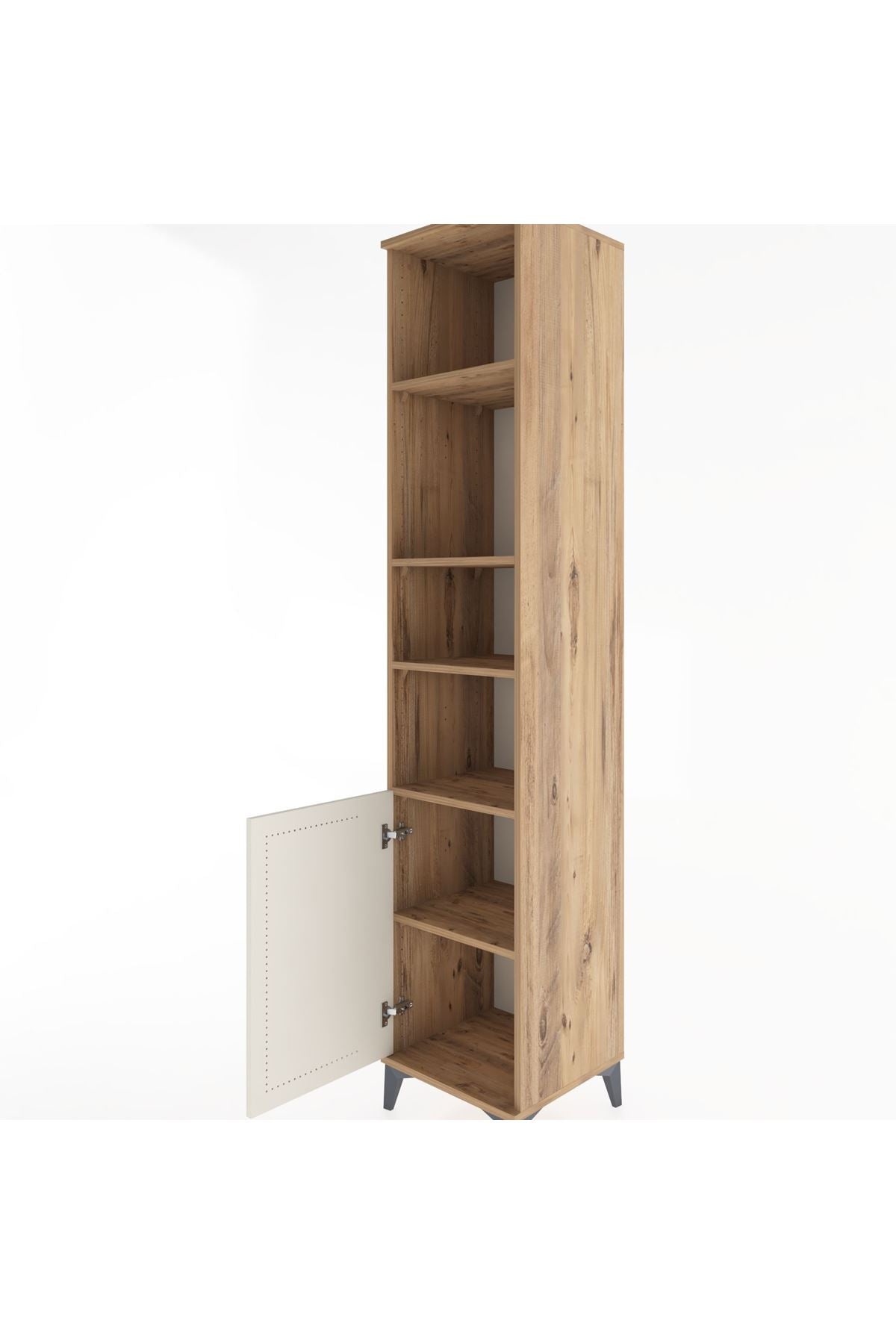 Hyperion Dolap 5 Raflı Tek Kapaklı 44x44x221 - S61M211V7B