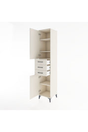 Hyperion Dolap 4 Raflı 3 Çekmeceli 2 Kapaklı 44x44x221 - S61M212V1B