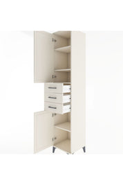 Hyperion Dolap 4 Raflı 3 Çekmeceli 2 Kapaklı 44x44x221 - S61M212V1B